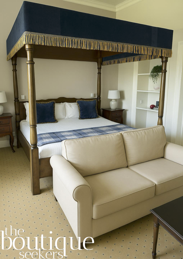 Image of a four poster bedroom to showcase properties